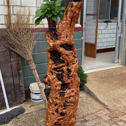 天然根雕花架木雕树根底座实木大摆件客厅多层盆景架室内鱼缸架子