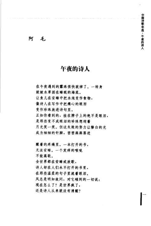 中国诗歌年选:2004诗歌