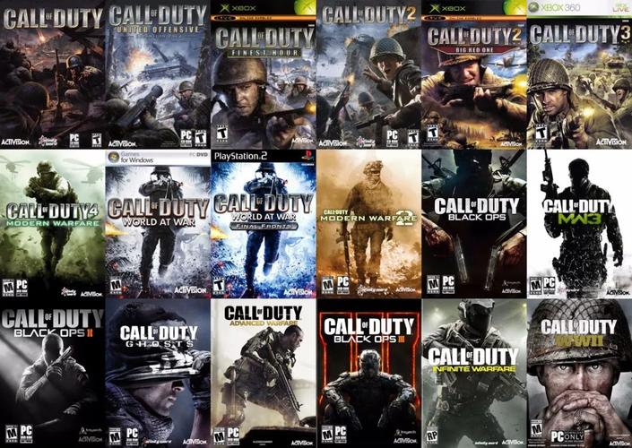 《使命召唤》系列各版(包括重制版)全家福