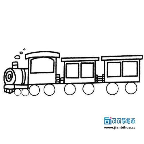 小火车简笔画图片大全