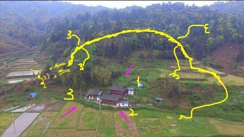 此地藏风聚气,山环水抱,水流畅通,是个宝地的格局吗?