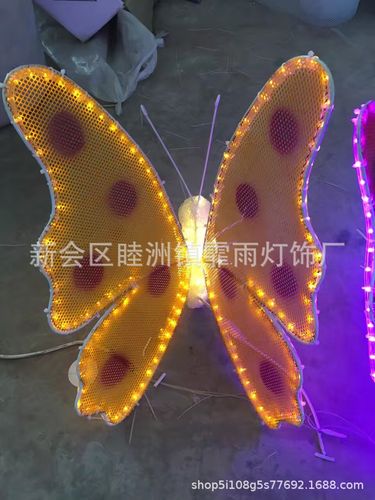 led动物造型灯 户外亮化装饰景观灯滴胶蝴蝶灯 节日工程灯光节灯