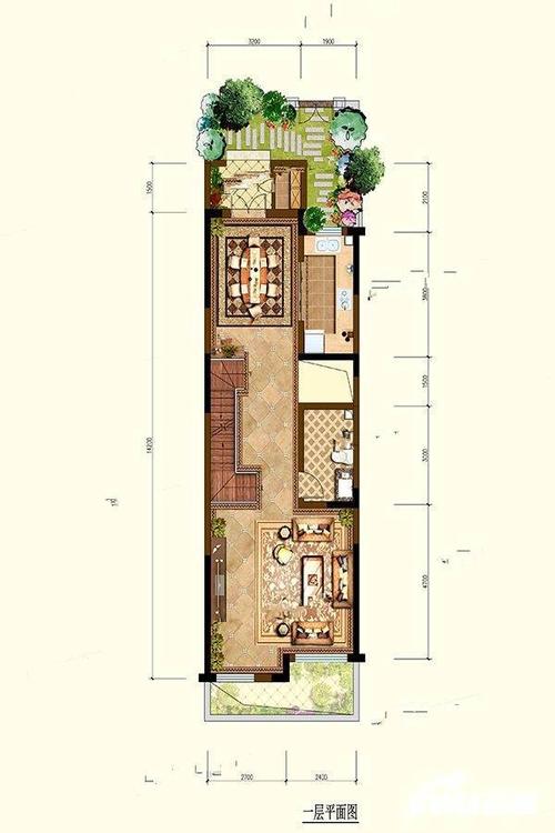 西安阳光城上林府160北入一层户型图_首付金额_2室2厅