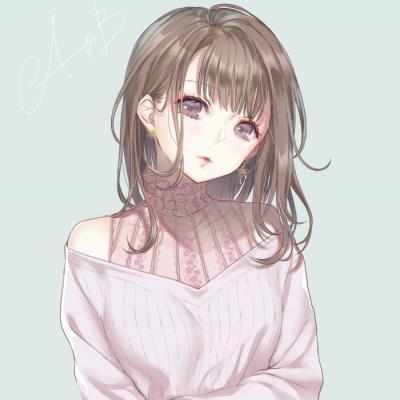 动漫女生高清头像 挥霍小青春