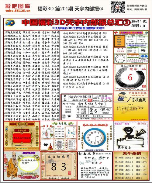 福彩3d天宇内部报②
