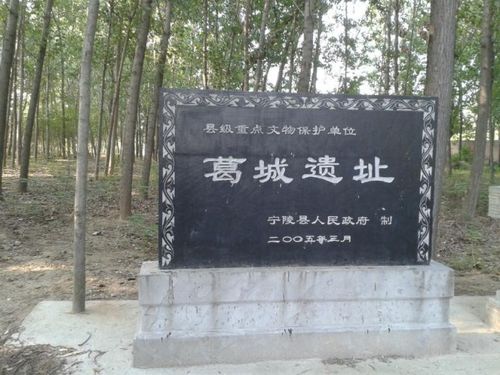 葛伯国遗址