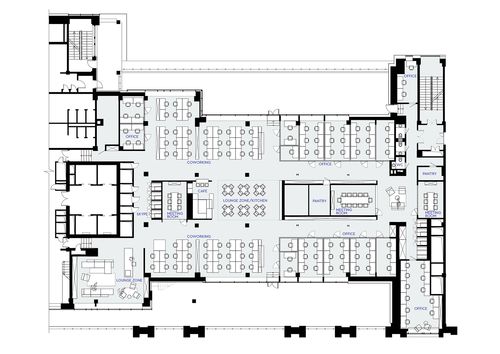 力与美 厚重工业风与时尚新理念诠释下的联合办公空间设计欣赏