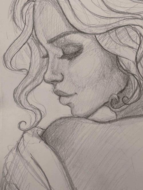 简笔画|人物素描简笔画,简单好画,一学就_简笔画_素描