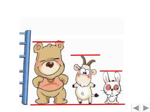 小班数学《比高矮》