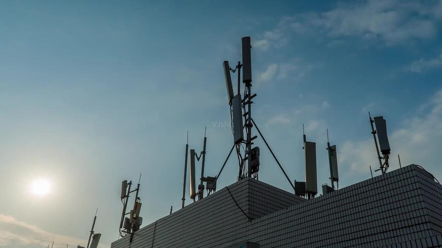 屋顶基站延时摄影_1920x1080_高清视频素材下载(编号