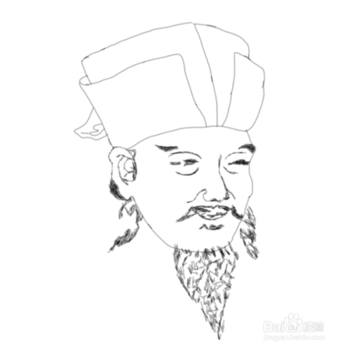 古代男性人物是怎么画的