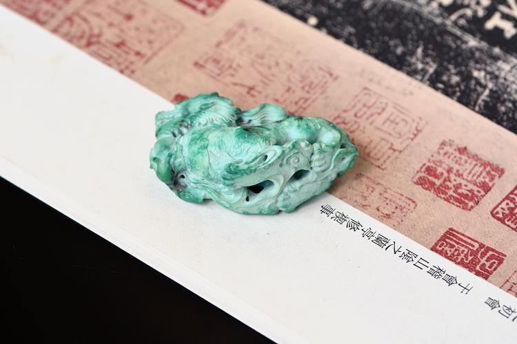 设计师作品|绿松石麒麟摆件
