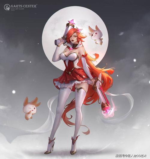 英雄联盟中赏金猎人厄运小姐的星之守护者皮肤