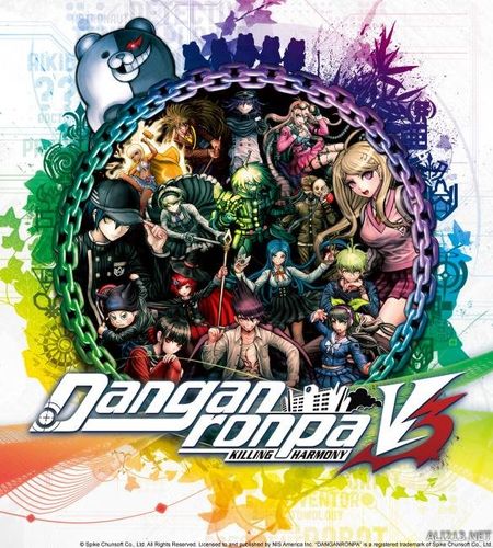 ps4/psv《新弹丸论破v3》将会在欧美地区发售 官方公布封面图,游戏