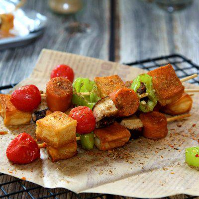 鱼豆腐香肠烤串