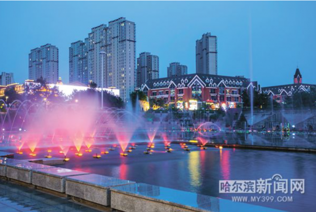 群力"音乐谷"快能看喷泉表演了_即时消息_哈尔滨网络