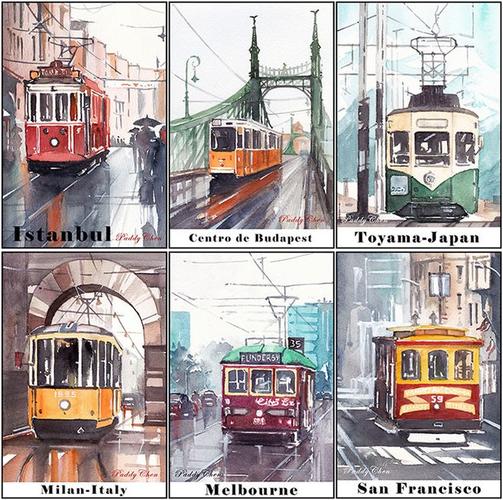 有轨电车_涂鸦王国 原创绘画平台 www.poocg.com