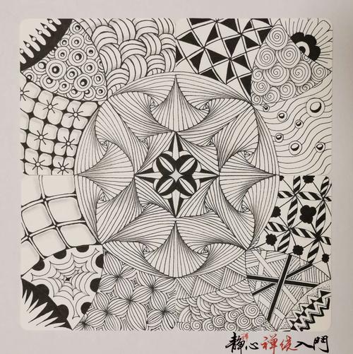 静心禅绕画5期训练营毕业作品