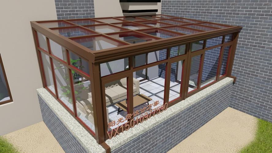 玻璃阳光房效果图