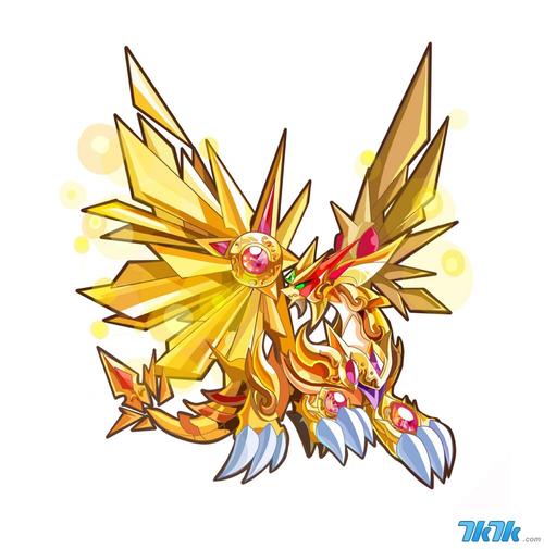 奥奇传说壁纸黄金圣龙