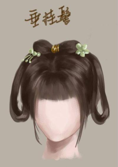 (注云:垂发,覆目也,盖夷中少女之饰,其四垂短发仅覆眉目,而顶心400