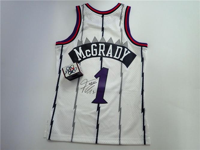 nba猛龙队球员复古球衣麦迪麦克麦克格雷格雷迪亲笔