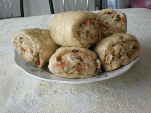 广式腊味糯米卷