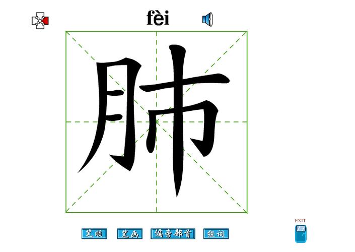 首页 网页模版 flash素材 肺字 关 键 词: 肺字,笔顺,肺字笔画,偏旁