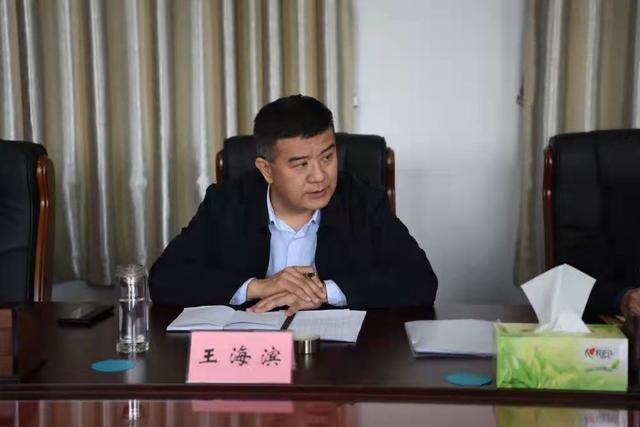 县政府副县长王海滨出席会议并讲话.