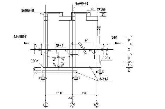 分享溢流井大样图资料下载