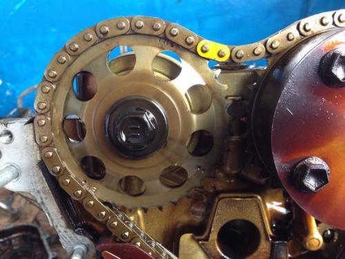 一汽森雅m80链条正时怎么对