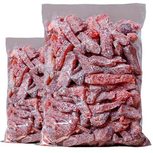 话梅盐津玫瑰梅条九制肉干零食无核肉梅梅子梅类制品