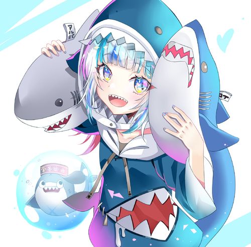 鲨鱼女孩gawr gura壁纸 第二期