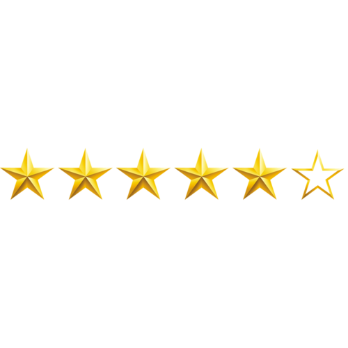 五星好评中的四星png图片