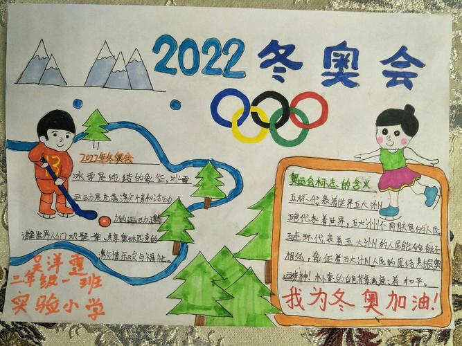 冬奥手抄报