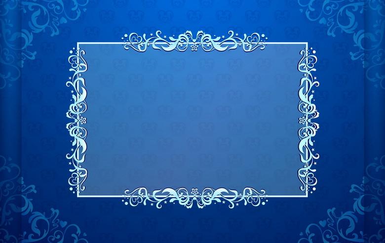 关键词 : 蓝色,欧式,花纹,纹理,边框,花边,质感