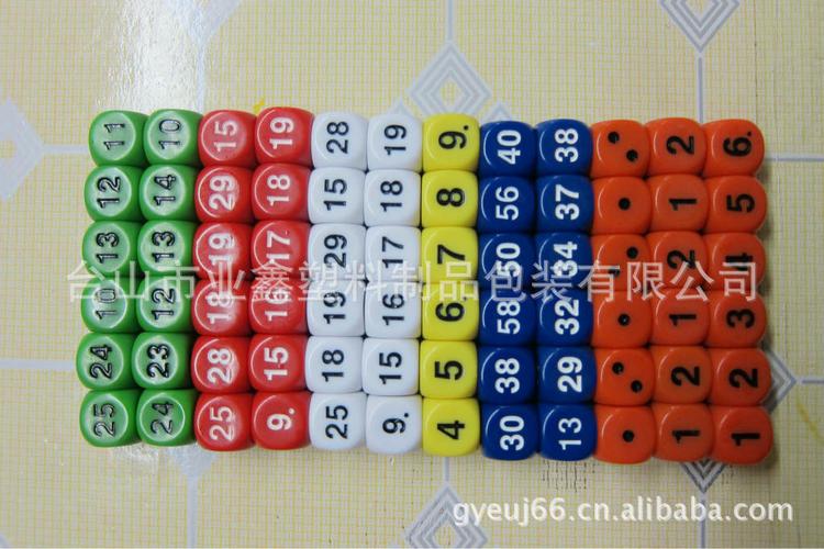 16mm雕刻图案数字骰子,儿童益智骰子