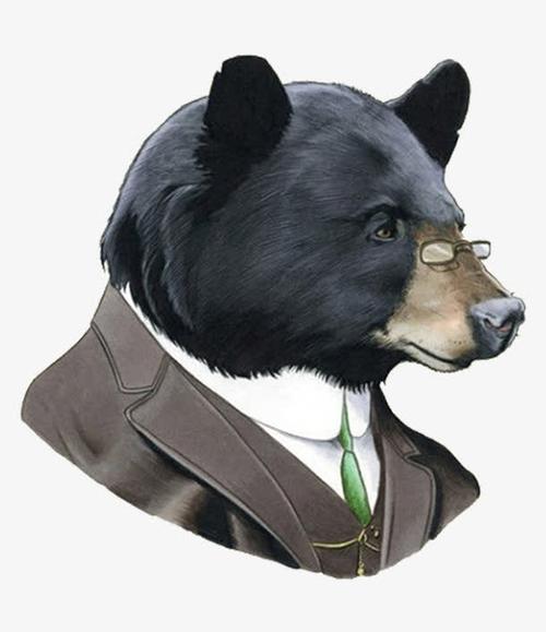 关键词 : 彩绘,头像,拟人动物,写实,西服,美洲黑熊
