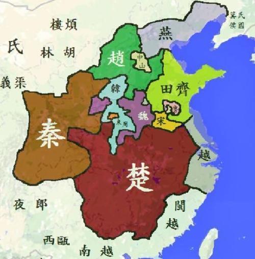 战国时期秦国疆域
