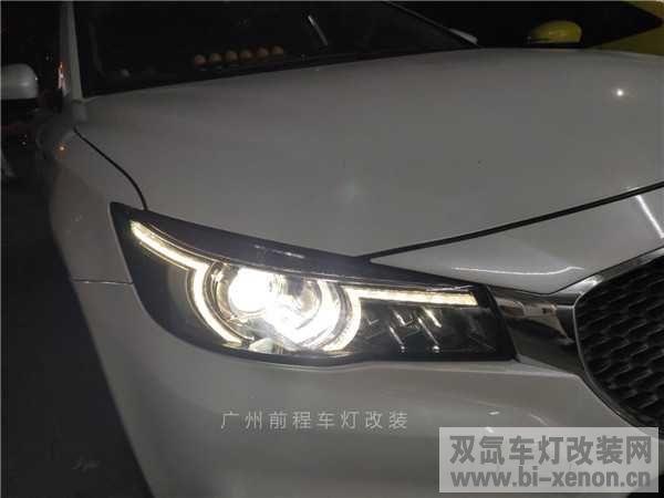 17-19名爵mg6改装大灯,广州名爵mg6大灯改装led双光透镜,广州前程车灯