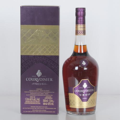 拿破仑vsop干邑白兰地法国courvoisier原装进口1000ml两斤洋酒1l