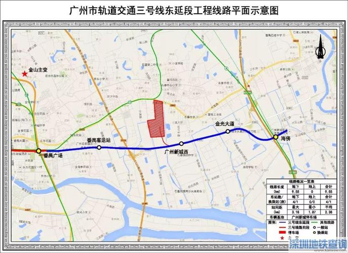 2020广州地铁3号线东延段规划设置有哪些站点?(附最新线路图)