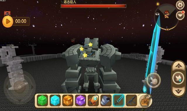 迷你世界:萌眼星boss"傻瓜"版教学,远古巨人并没有那么恐怖