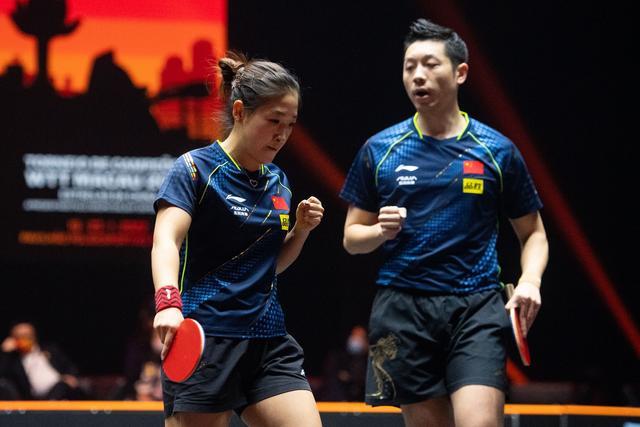 体育乒乓球wtt澳门冠军赛许昕刘诗雯夺冠2