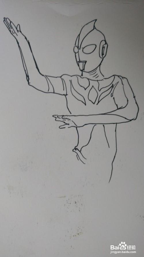 高斯奥特曼怎么画
