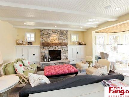 欧式农村别墅图片大全 客厅装修效果图