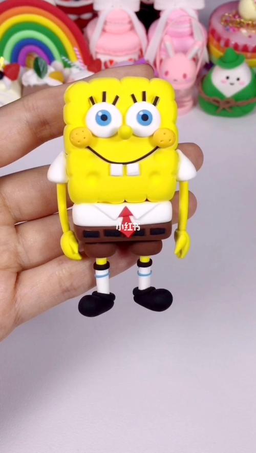 【墨叔手工】超轻粘土海绵宝宝教程_粘土_海绵宝宝怎么样_我的粘土