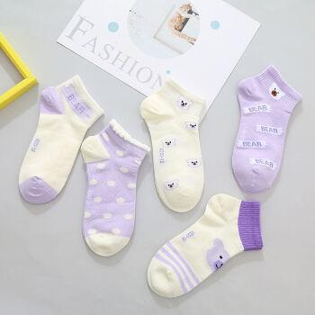短腰袜子女短筒袜孑低腰女生袜子夏季女士薄棉袜袜子女韩版短袜薄款