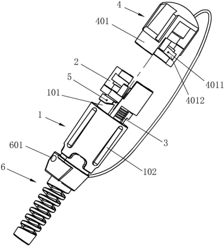 四芯物探数传电缆插头以及地震仪器设备的制作方法