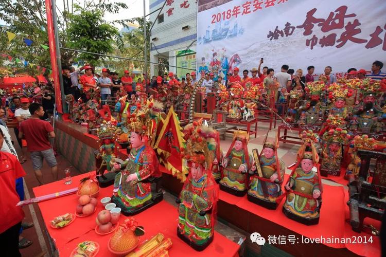 零距离拍摄海南定安军坡,穿仗…(多图)